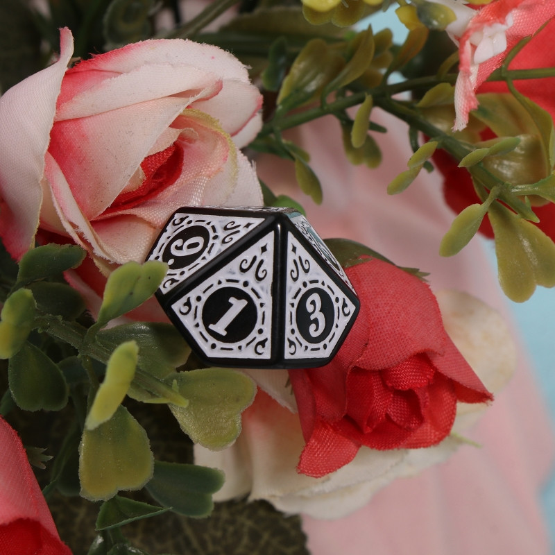 10 tk lauamängu täringud D10 mitmetahuline akrüülmängu täringupidu lauamängusõprade täringukomplekt