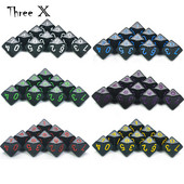 D10 DICE Set-10 d10, tökéletes matematikai kockajátékokhoz - 10 oldalas poliéderes műanyag asztali RPG