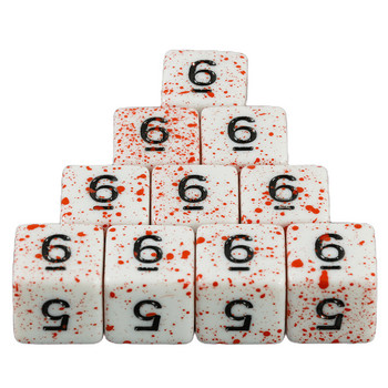 T&G 10Pcs/Set Polyhedral D4-D20 Multi Sides Dice DND Παιχνίδια για αδιαφανή ψηφιακά ζάρια για αστείο επιτραπέζιο πάρτι