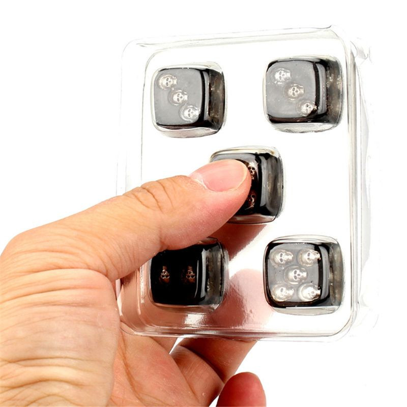 5 tk/komplekt Creative Skull Bones Täringud 6 küljega vaigust skelett Täringuklubi pubipidu lauamäng Laste täiskasvanute mänguasi