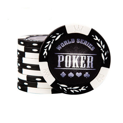 L.TANG Poker Chips 10PCS/lot Clay Outside Iron Inside Texas Poker Accessories L486