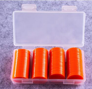 100 tk plastikust pokkerižetoonid kasiino bingo markerid meelelahutuseks Family Club Carnival bingo mängutarvikud 25 mm 9 värvi