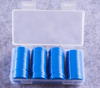 100 tk plastikust pokkerižetoonid kasiino bingo markerid meelelahutuseks Family Club Carnival bingo mängutarvikud 25 mm 9 värvi