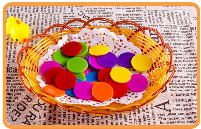 100 tk plastikust pokkerižetoonid kasiino bingo markerid meelelahutuseks Family Club Carnival bingo mängutarvikud 25 mm 9 värvi