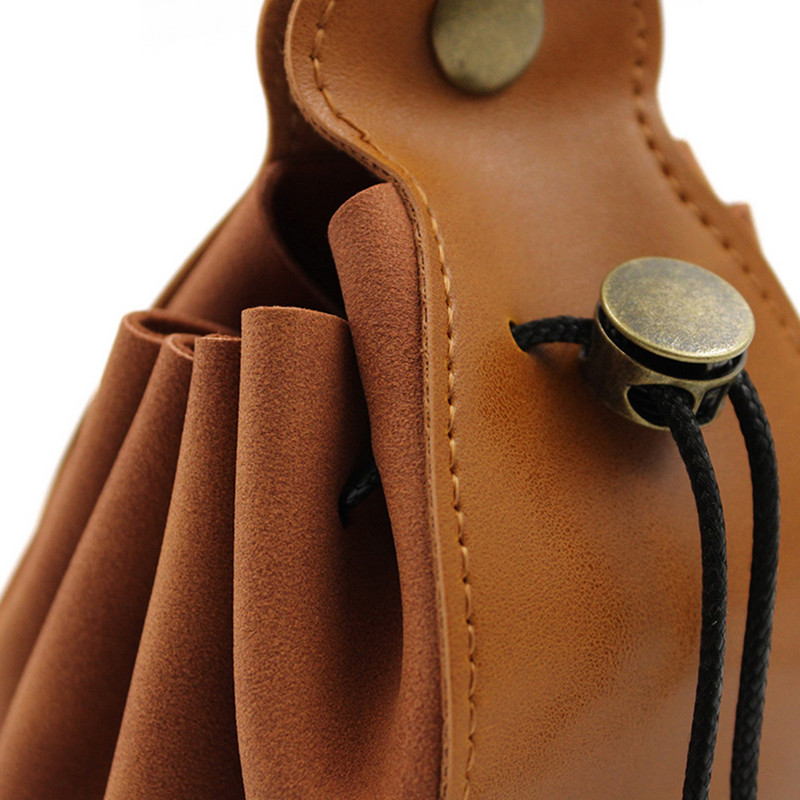 PU-nahast täringukottide kandik ehete pakkimise nöörikotid DND-rollimängivate RPG-mängude mündikott täringukottide hoiustamiskottide jaoks