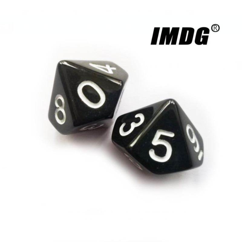 12 tk/komplekti koha väärtusega täringud 10-tahulised kümned digitaalsed sadu tuhandeid lauamängu täringukuubikud