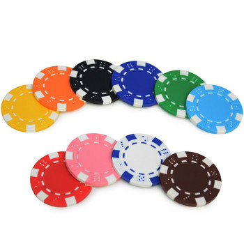 10 ΤΕΜ/ΛΟΤ Πόκερ Chips Casino ABS+Iron+Clay Πόκερ Chip Texas Hold\'em Poker Metal Coins Σετ μάρκες πόκερ Αξεσουάρ πόκερ