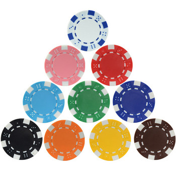 10PCS/LOT Чипове за покер Казино ABS+Iron+Clay Чип за покер Texas Hold\'em Poker Метални монети Комплект чипове за покер Аксесоари за покер