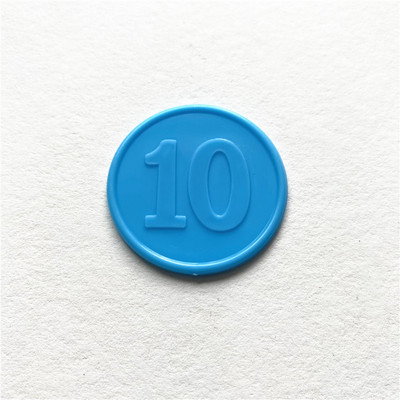 10gab/daudz!Plastmasas pokera čips spēļu žetoniem Plastmasas monētas Ģimenes klubs Galda spēles Rotaļlieta Radoša dāvana bērniem