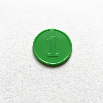 10gab/daudz!Plastmasas pokera čips spēļu žetoniem Plastmasas monētas Ģimenes klubs Galda spēles Rotaļlieta Radoša dāvana bērniem