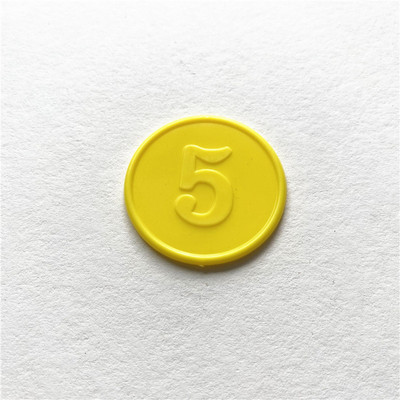 10gab/daudz!Plastmasas pokera čips spēļu žetoniem Plastmasas monētas Ģimenes klubs Galda spēles Rotaļlieta Radoša dāvana bērniem