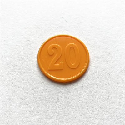 10gab/daudz!Plastmasas pokera čips spēļu žetoniem Plastmasas monētas Ģimenes klubs Galda spēles Rotaļlieta Radoša dāvana bērniem