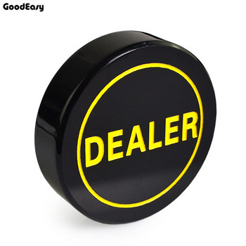HOT SALE 1Pc Acrylic Poker Button Dealer Texas Hold\'em 3 inches Pressing Poker Cards Guard Poker Dealer Button 2 Sides