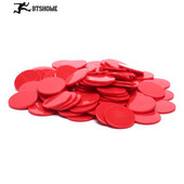 9 culori 25mm 100 buc/lot jetoane de poker din plastic Marcatori de cazinou Bingo Token Fun Family Club Jocuri de masă Jucărie Cadou creativ