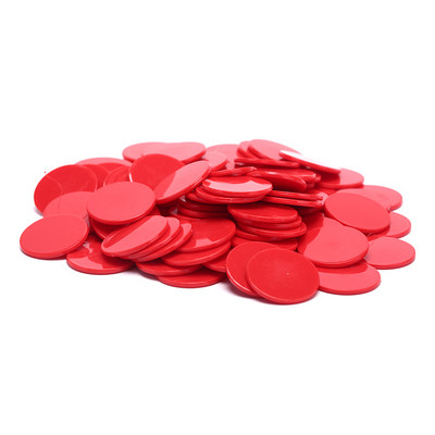9 culori 25mm 100 buc/lot jetoane de poker din plastic Marcatori de cazinou Bingo Token Fun Family Club Jocuri de masă Jucărie Cadou creativ