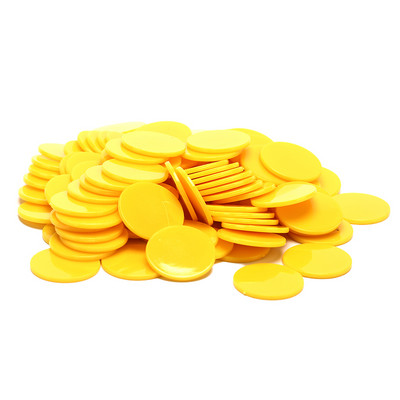 9 culori 25mm 100 buc/lot jetoane de poker din plastic Marcatori de cazinou Bingo Token Fun Family Club Jocuri de masă Jucărie Cadou creativ