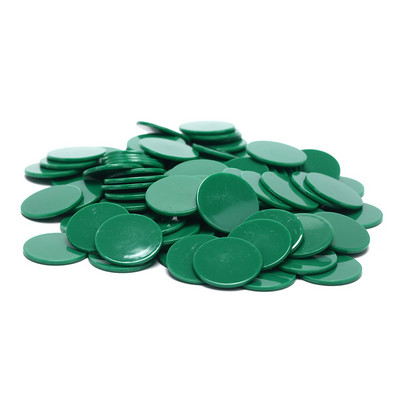 9 culori 25mm 100 buc/lot jetoane de poker din plastic Marcatori de cazinou Bingo Token Fun Family Club Jocuri de masă Jucărie Cadou creativ