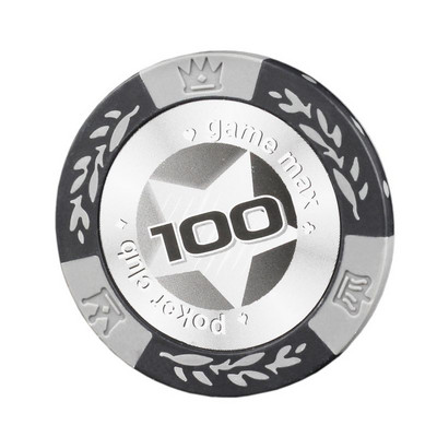 5 gab/partija Māla žetoni Pentagram Texas Poker Texas Casino Poker Baccarat Upscale pokera žetonu komplekts Piederumi Šaha galdiņa veids