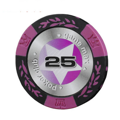 5 gab/partija Māla žetoni Pentagram Texas Poker Texas Casino Poker Baccarat Upscale pokera žetonu komplekts Piederumi Šaha galdiņa veids