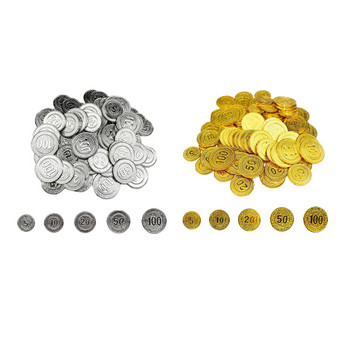100 бр./комплект чипове за покер 5 10 20 50 100 чипове за казино игри пиратски монети