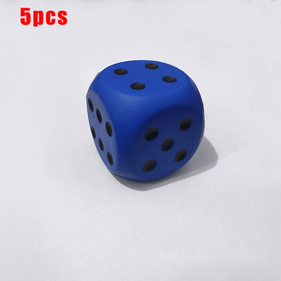 5/10 gab. Lieli Sūkļa kauliņi, Mīkstas un Elastīgas Rotaļlietas Krāsains Cieta punkta kauliņš 6cm Kognitīvi uzjautrinoši rekvizīti ballītei Mājas dārza spēļu rīks