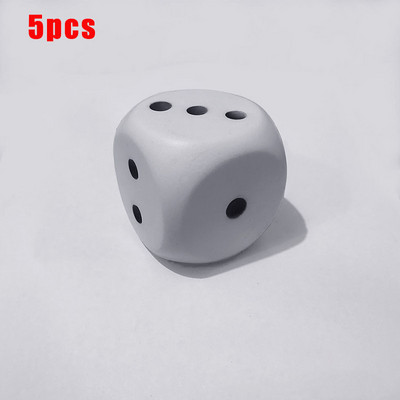 5/10 gab. Lieli Sūkļa kauliņi, Mīkstas un Elastīgas Rotaļlietas Krāsains Cieta punkta kauliņš 6cm Kognitīvi uzjautrinoši rekvizīti ballītei Mājas dārza spēļu rīks