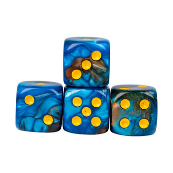 Poludie 10Pcs D6 12mm Mini Dice Παιχνίδια τζόγου Six Sides Dice for Club Party RPG Επιτραπέζια μπάρα παιχνιδιών Αξεσουάρ