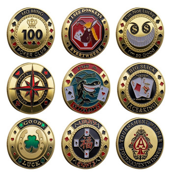 Chip Coins Metal Guard Coins Συλλεκτικά Συλλεκτικά Δώρα Chip Chip Casino Dealer Tokens Αναμνηστικά Συλλεκτικά Δώρα