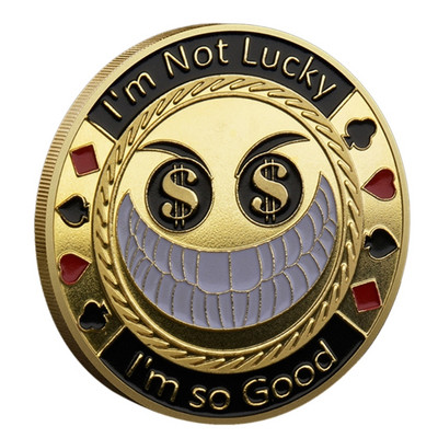 Mikroshēmas Monētas Metāla aizsargs Monētas Kolekcionējamas Suvenīri Čipa Kazino Čipu tirgotāja Žetoni Suvenīru Kolekcionējamas Dāvanas