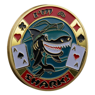 Mikroshēmas Monētas Metāla aizsargs Monētas Kolekcionējamas Suvenīri Čipa Kazino Čipu tirgotāja Žetoni Suvenīru Kolekcionējamas Dāvanas