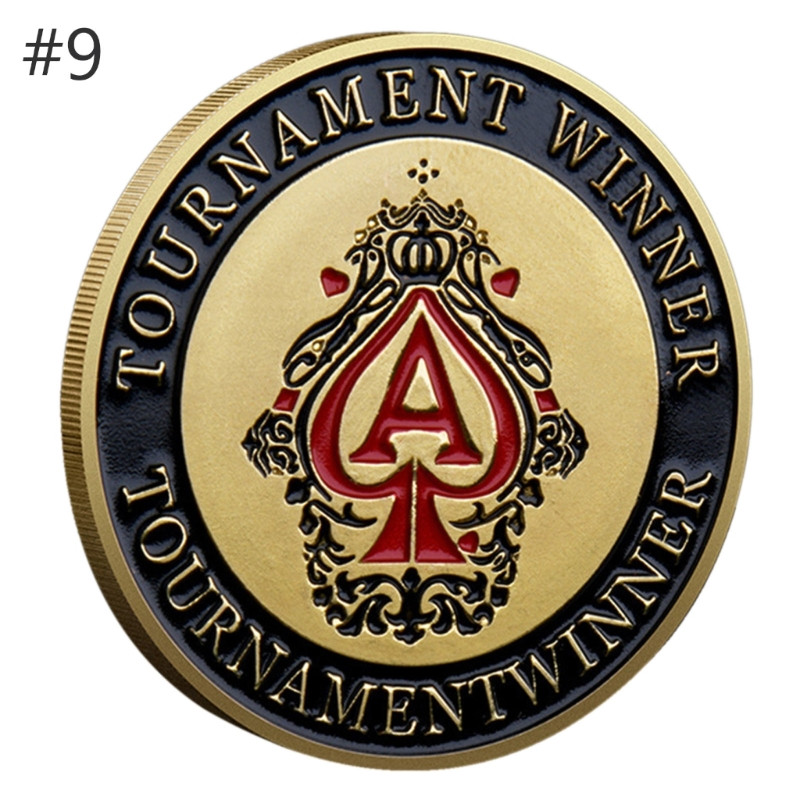 Mikroshēmas Monētas Metāla aizsargs Monētas Kolekcionējamas Suvenīri Čipa Kazino Čipu tirgotāja Žetoni Suvenīru Kolekcionējamas Dāvanas