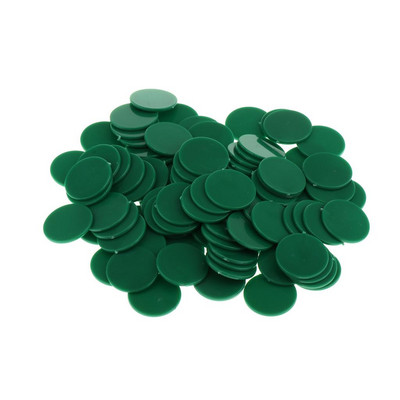 100x 25MM Chip Poker Game Board Game Chip DIY Craft jucărie pentru copii