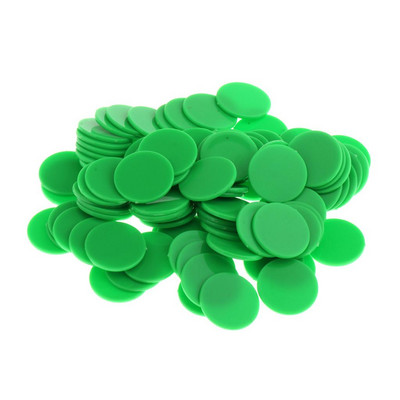 100x 25MM Chip Poker Game Board Game Chip DIY Craft jucărie pentru copii