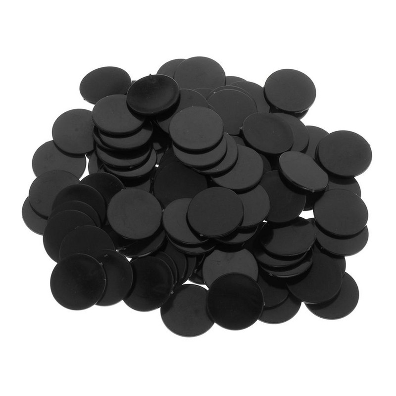 100x 25MM Chip Poker Game Board Game Chip DIY Craft jucărie pentru copii