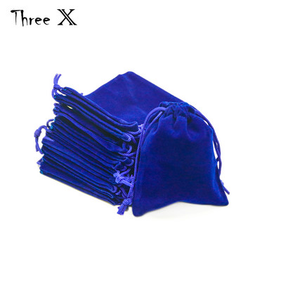 Σετ 10 4,0" x 3,15" ανθεκτικές βελούδινες τσάντες μεταφοράς με κορδόνι για συσκευασία δώρου κοσμημάτων με ζάρια