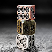 1 tk DND D6 tume kolju metallist täringud 6 küljega täringutega Warhammer RPG mängud valikuotsustusmängud D&D täringud metallist MINI PLANET