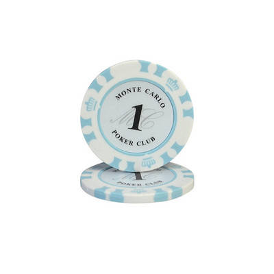 10 gab. Māla pokera žetonu komplekts Kazino Monētas Pokers 40x3,3mm Metāls Izklaide Monētas Dollar Monte Carlo Chips Poker Club Aksesuāri