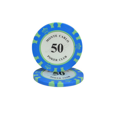 10 gab. Māla pokera žetonu komplekts Kazino Monētas Pokers 40x3,3mm Metāls Izklaide Monētas Dollar Monte Carlo Chips Poker Club Aksesuāri