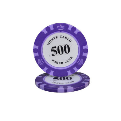 10 gab. Māla pokera žetonu komplekts Kazino Monētas Pokers 40x3,3mm Metāls Izklaide Monētas Dollar Monte Carlo Chips Poker Club Aksesuāri