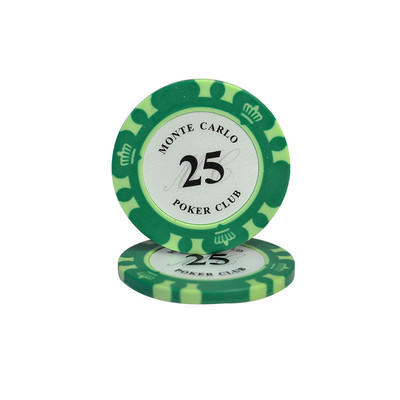 10 gab. Māla pokera žetonu komplekts Kazino Monētas Pokers 40x3,3mm Metāls Izklaide Monētas Dollar Monte Carlo Chips Poker Club Aksesuāri