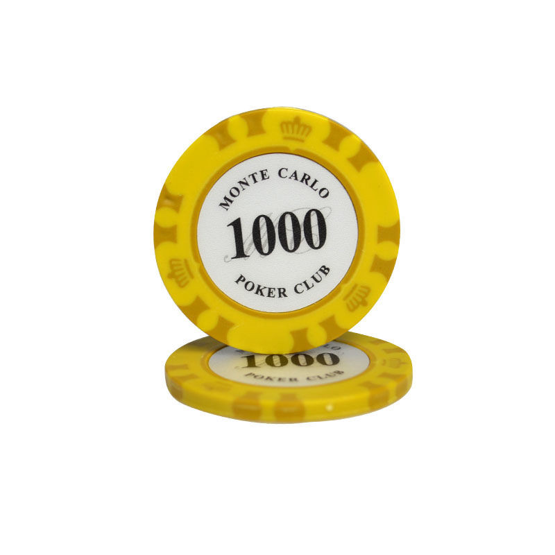 10 gab. Māla pokera žetonu komplekts Kazino Monētas Pokers 40x3,3mm Metāls Izklaide Monētas Dollar Monte Carlo Chips Poker Club Aksesuāri