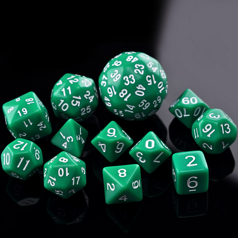12 ΤΕΜ Πολυεδρικά ζάρια για TRPG DND D4 D6 D8 D10(0-9) D10(00-90) D10(1-10) D12 D16 D20 D24 D30 D60