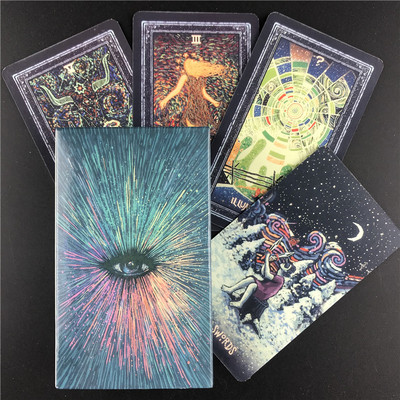 Okultne tarot karte Engleska verzija Zabavni špil Stol Proricanje Sudbina Društvene igre Igranje za zabavu