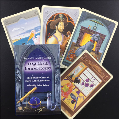 New Tarot Familiars Deck Cards Fate Divination Επιτραπέζια παιχνίδια Τράπουλο Family Party Επιτραπέζιο παιχνίδι Ψυχαγωγία