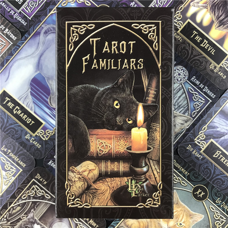 New Tarot Familiars Deck Cards Fate Divination Επιτραπέζια παιχνίδια Τράπουλο Family Party Επιτραπέζιο παιχνίδι Ψυχαγωγία