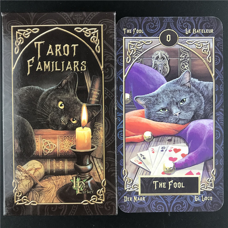 New Tarot Familiars Deck Cards Fate Divination Επιτραπέζια παιχνίδια Τράπουλο Family Party Επιτραπέζιο παιχνίδι Ψυχαγωγία