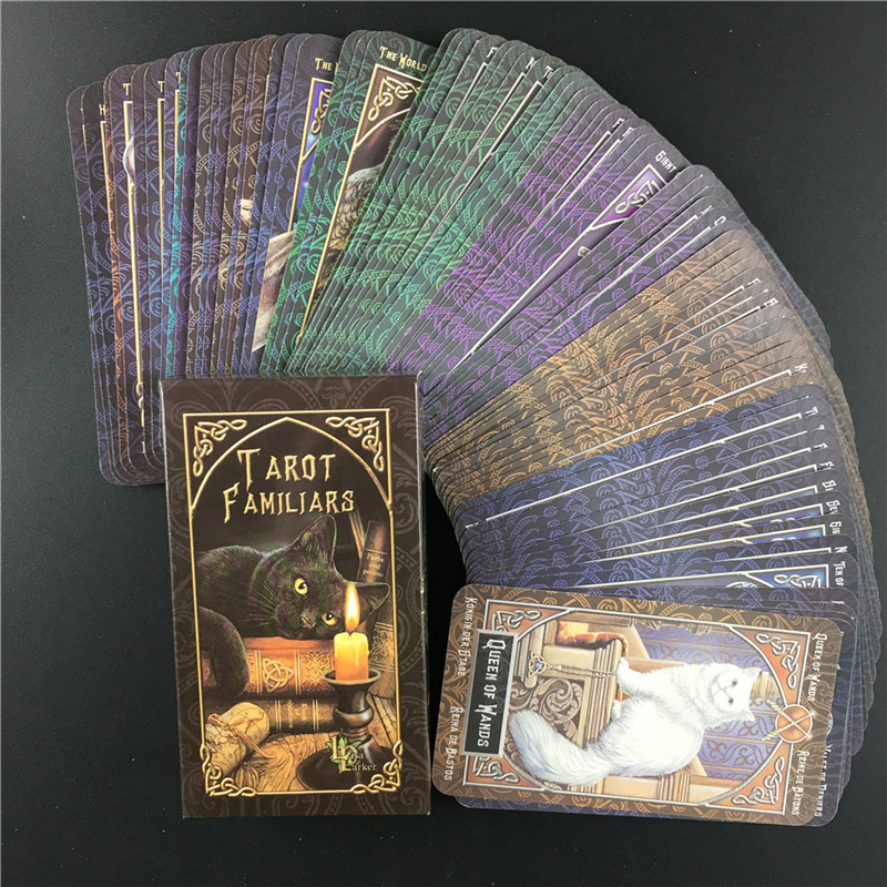 New Tarot Familiars Deck Cards Fate Divination Επιτραπέζια παιχνίδια Τράπουλο Family Party Επιτραπέζιο παιχνίδι Ψυχαγωγία