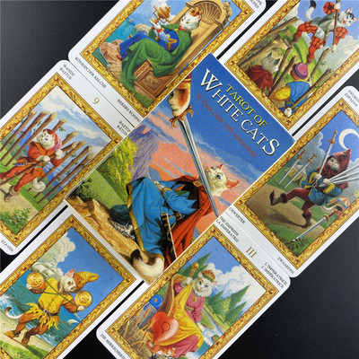 Karácsonyi Tarot angol verzió, éjszaka előtt Tarot pakli játéktábla Oracle Cards Family Party Playing