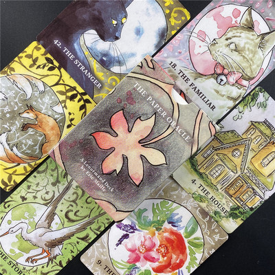 Sötét fa tarot családi összejövetel sakkkártyajáték Jóslás Jóslás Oracle Cards Szabadidős asztali játék PDF útmutatóval