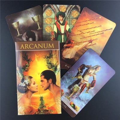 Висококачествени карти Arcanum Tarot Семейно празнично парти Карти за игра Тесте Таро Настолни игри